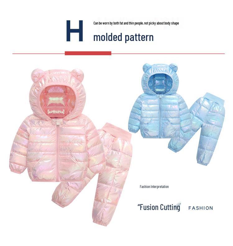 2024 Autumn/Winter Kids Down Cotton Jacket - Warm, Wash-Free Coat for Boys and Girls