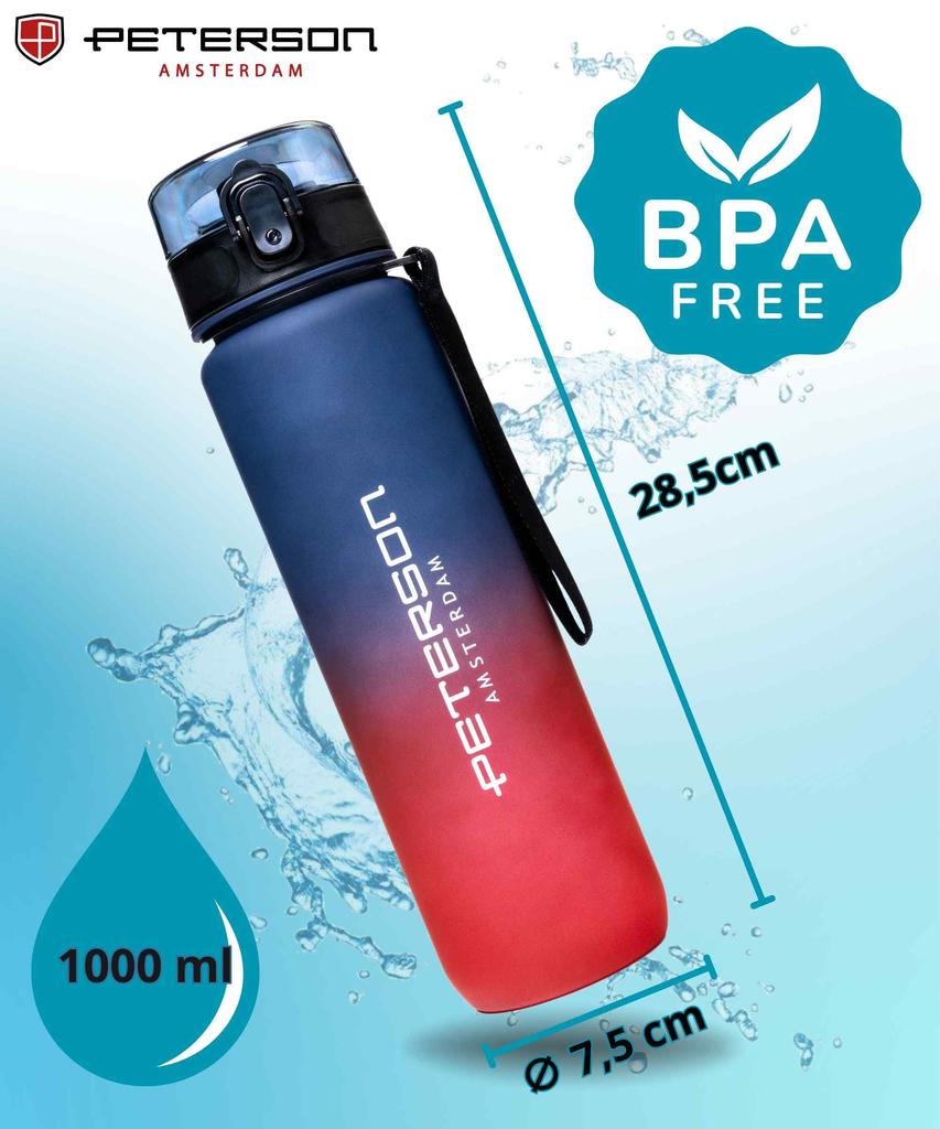 Bidon 1L PTN HY-003-1L-9560 Purple-Red