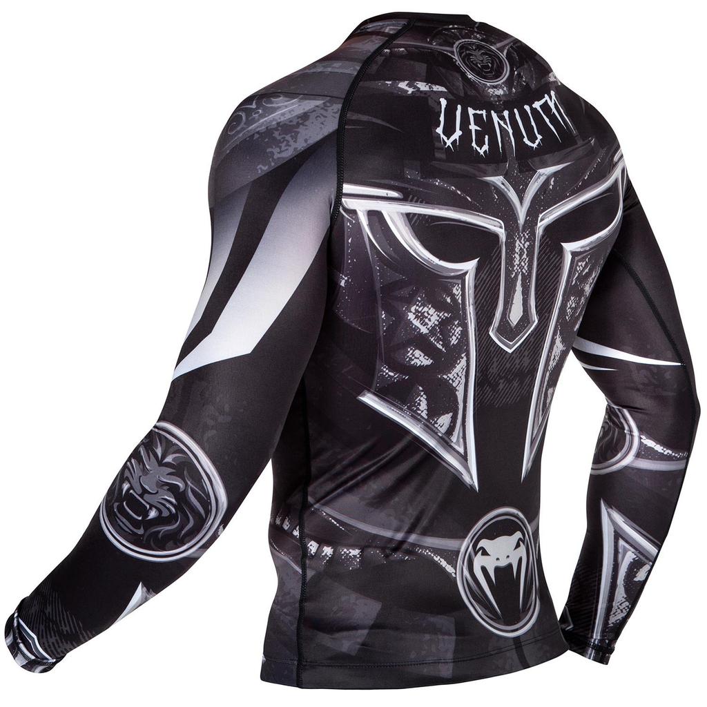 Venum Men's Gladiator 3.0 Long Sleeve Rashguard Black L