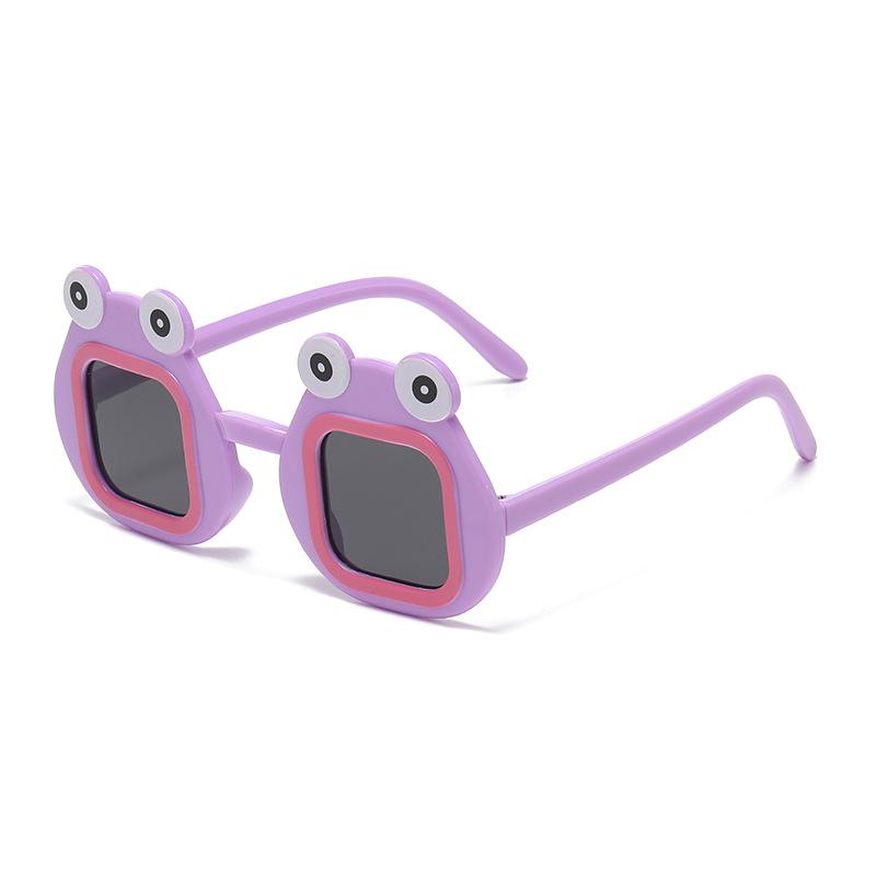 7335 Children'S Funny Frog-Shaped Sunglasses, Cute Baby Boys And Girls Cartoon Sunglasses Fashion Glasses