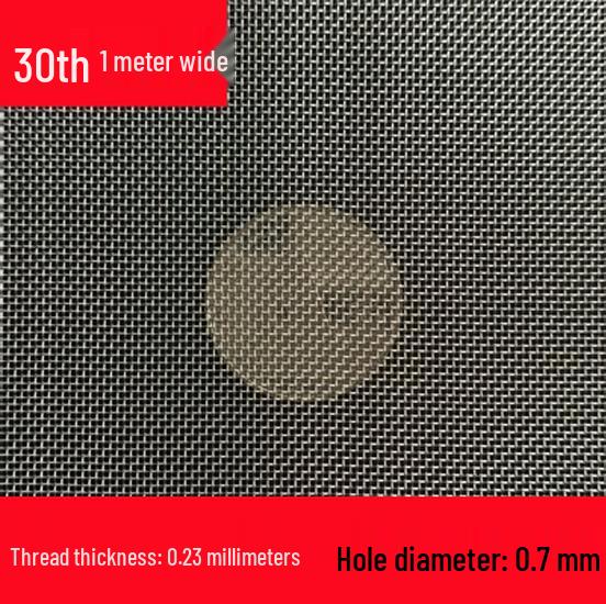 304 Edelstahlgewebe, 6-500 Maschen, Industrielles verdicktes Metalldrahtfilter.