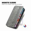 For Honor Magic6 Pro 5G PU Leather Case Rhombus Imprint Wallet Stand Phone Cover