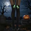 Fashion Glow In The Dark Hosiery With Elastic Waistband Halloween Pantyhose Perfect For Evening Event And Daily Use