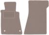 Beige Front Mats For: Mercedes SL R107 with Catalytic Converter Coupe, Cabrio (1985-1989)