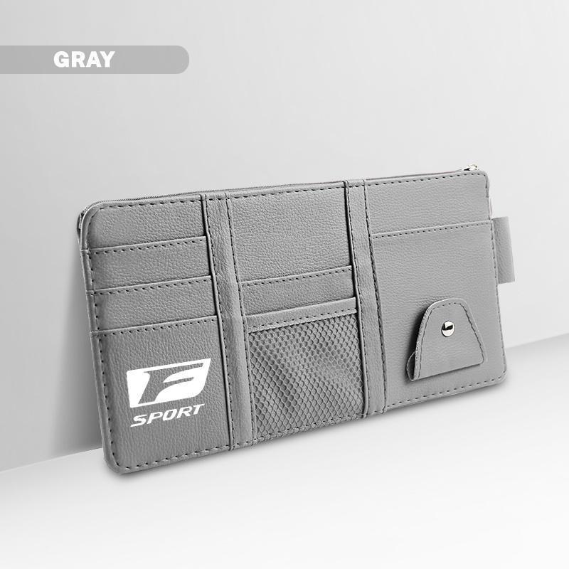 Car Sun Visor Storage Card Bag Glasses Clip Phone Holder For Lexus F SPORT ES RX NX LS UX LM LX GX LC RZ IS CT GS RC HS SC LBX
