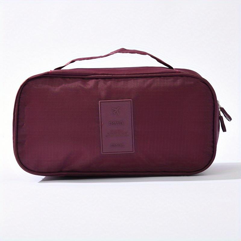 1 szt. Torba organizera zapinana na zamek, wielofunkcyjna torba podróżna na bieliznę, biustonosz, skarpetki.