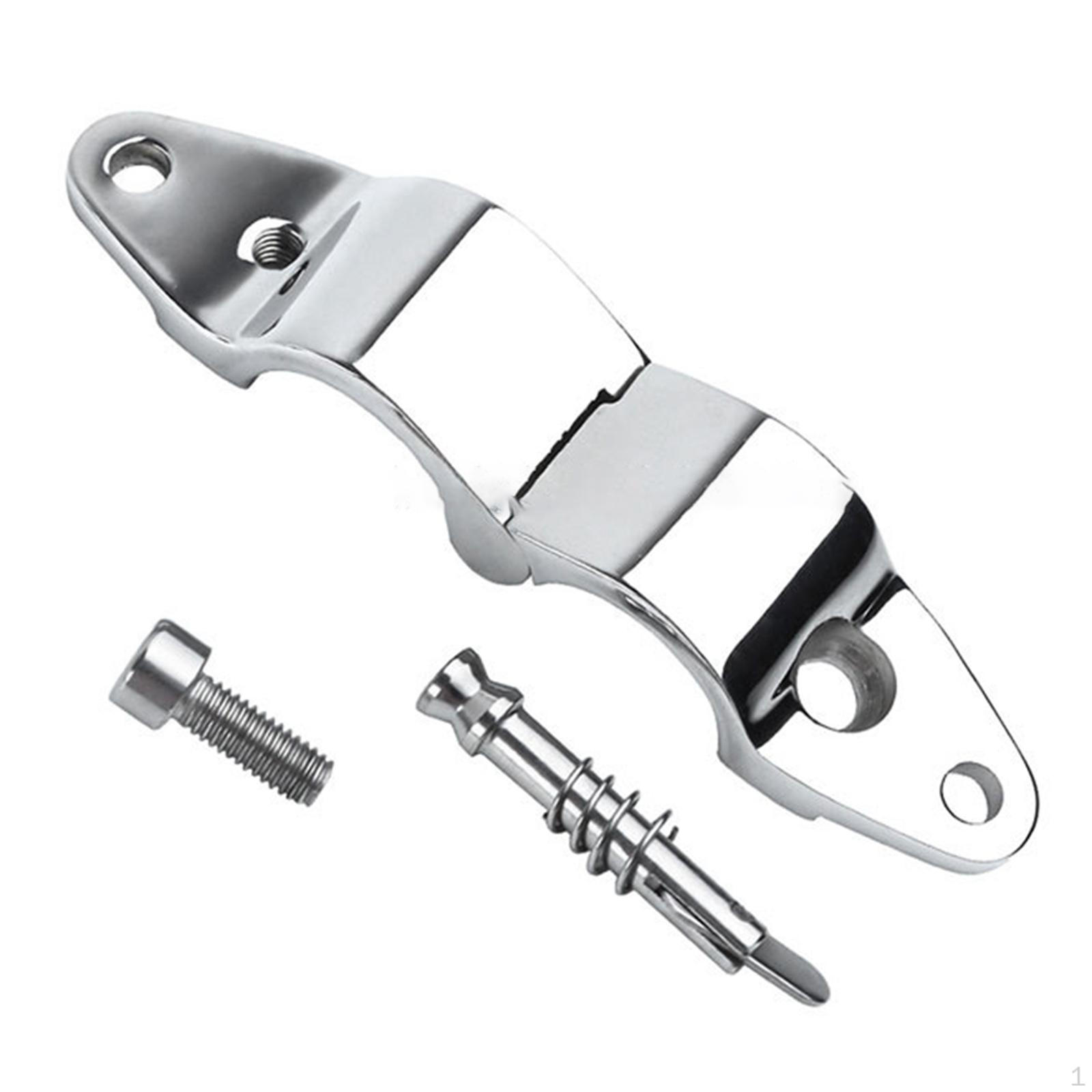 

Аксессуары для лодок, верхний шарнирный зажим-слайдер, аксессуар, нержавеющая сталь 316, сверхпрочный, яхтенная труба 22mm