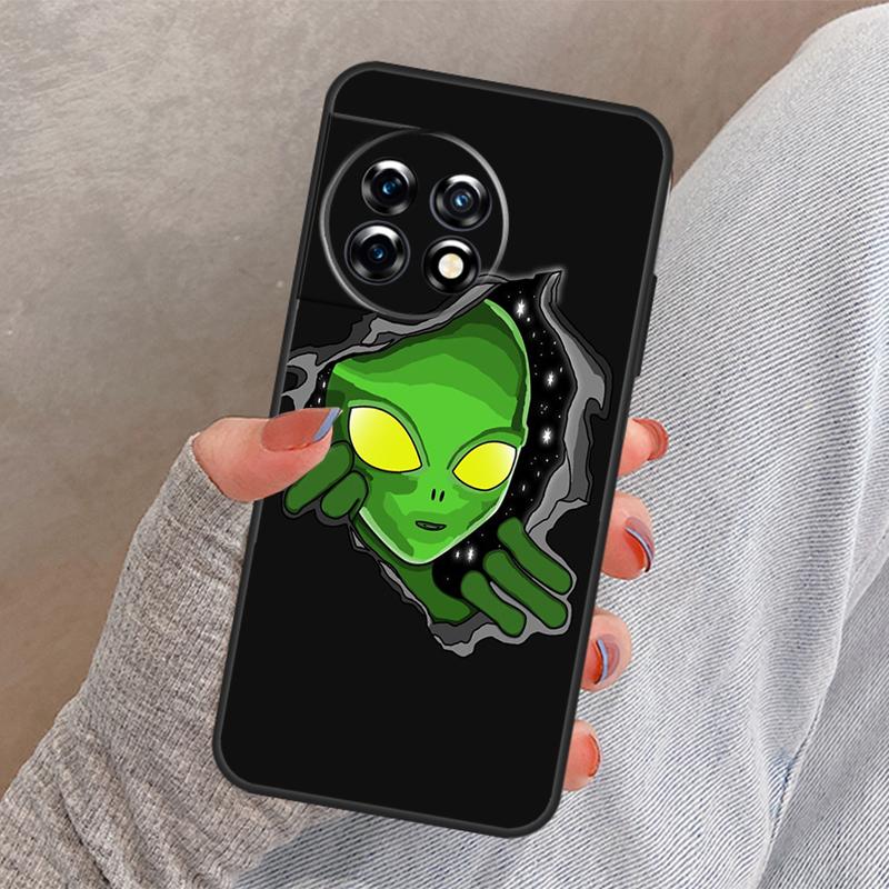 Alien Kawaii Art Cover For OnePlus Nord 4 3 CE 2 Lite N20 N10 N30 OnePlus 8T 10T 13 13R 12 12R 11 10 Pro Case