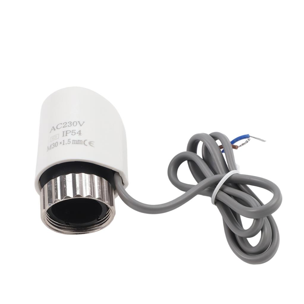 Electric Thermal Actuator Valve AC230V M30x1 5mm for Floor Heating Radiator Valve Systems with Consistent and Stable Performance