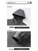 Men's Autumn Color Block Striped Windbreaker & Waterproof Hiking Pants Set