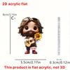 Cartoon cute child prayer 2D acrylic flat pendant ornament Easter Halloween Christmas pendant
