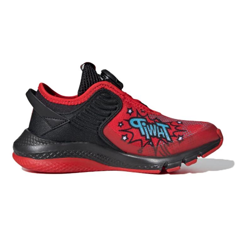 New Spiderman X Adidas Activeflex Boa K Breathable Low Top Kids' Running Shoes Red Black Kids' FV4195