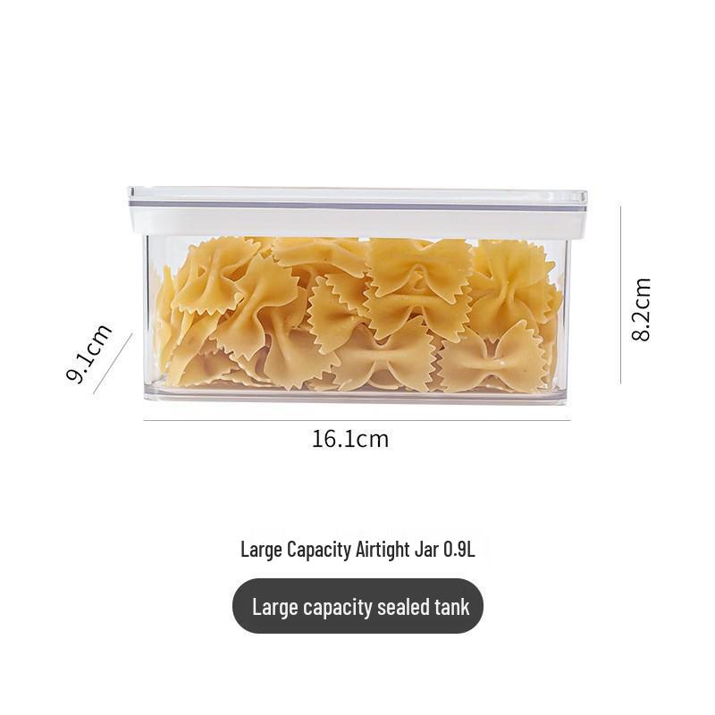 Press-Type Airtight Kitchen Container for Cereal & Grain Storage