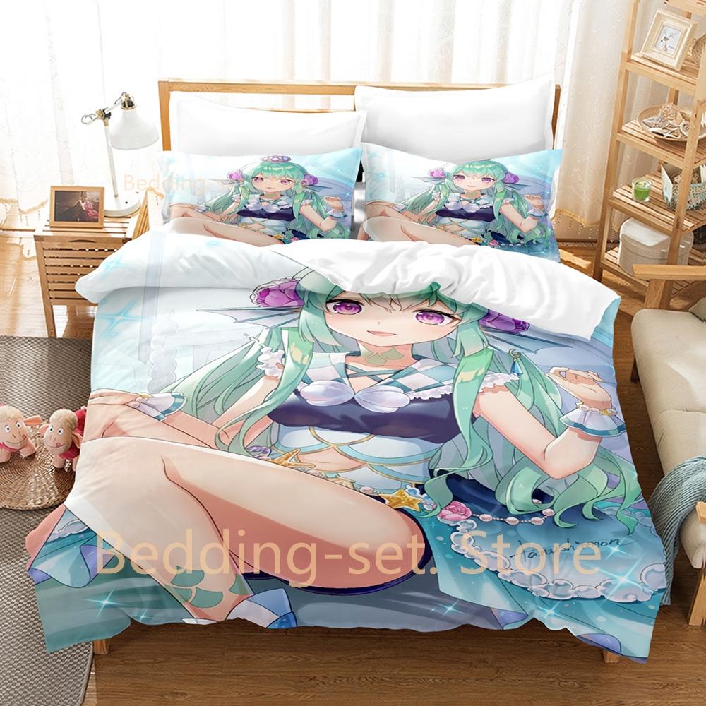 2024 Finana Ryugu Bedding Set Single Twin Full Queen King Size Bed Set Adult Kid Bedroom Duvetcover Sets 3D Anime Bed Sheet Set