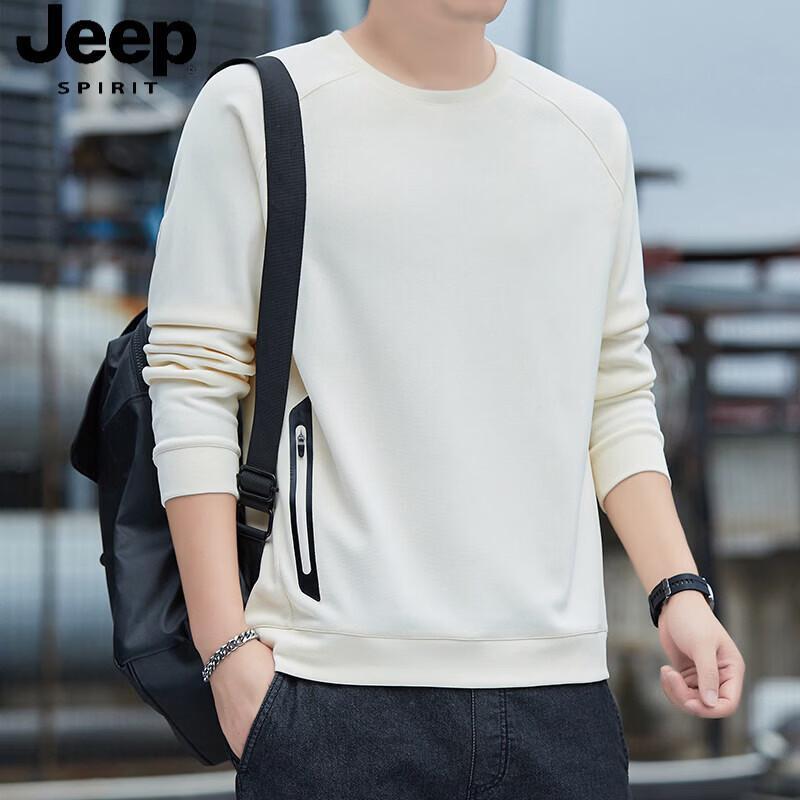 JEEP SPIRIT Men s Crew Neck Sweatshirt 5XL