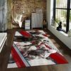 Assassin's Creed Inspired Rug with Dynamic Characters Suitable for Use As an Anti-slip Game Mat for Living Room and Bedroom Sofas