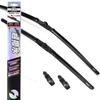 Super Wiper Blades for BMW Z4 Supra Side Passenger Side Full iBeauty S Flat Wiper Blades IFW402 Water-Repellent G29/Toyota (Right-Hand Drive),