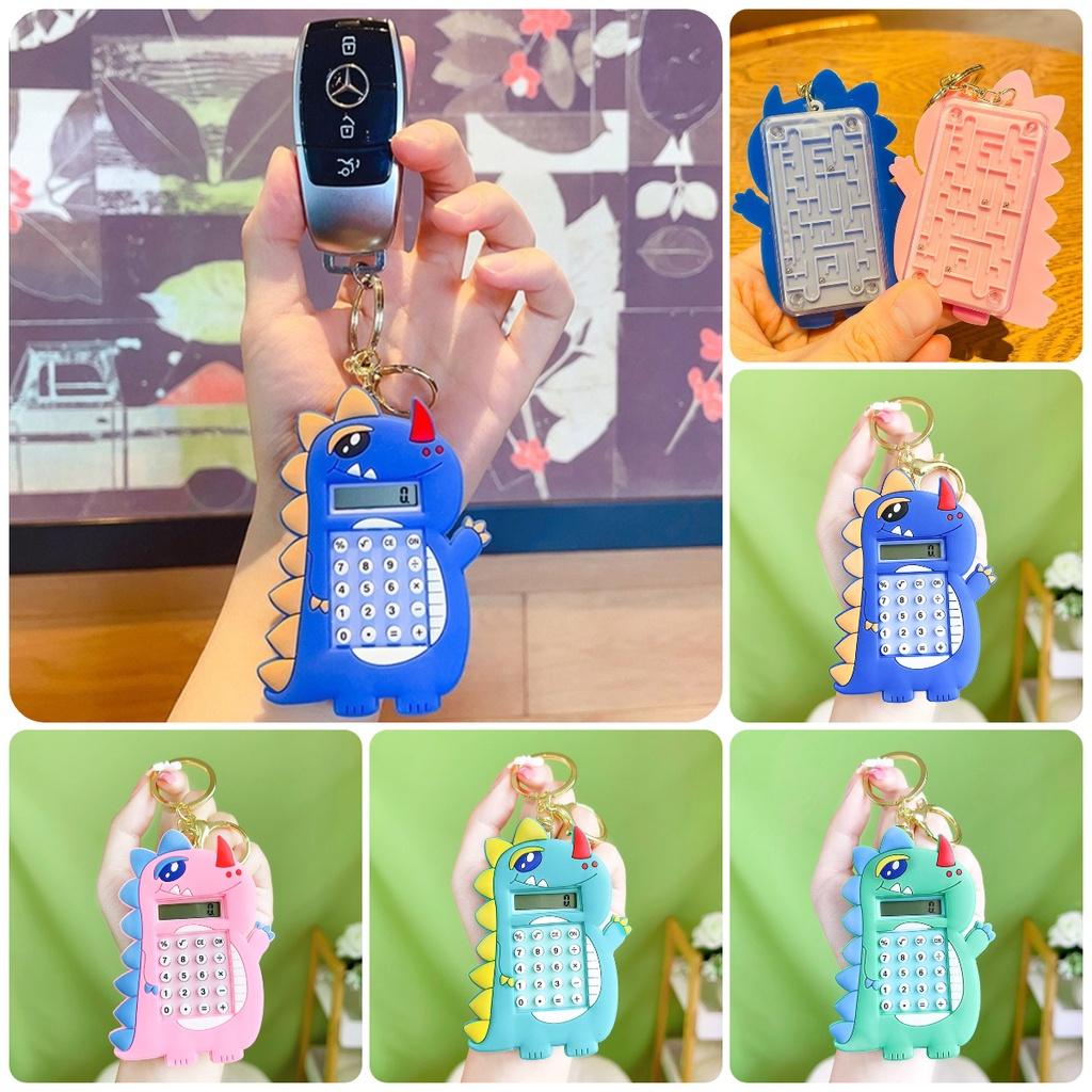 Lovely Resin Dinosaur Maze Keychain Creative Kids Toy Decoration