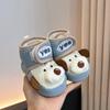 Winter Style Cartoon Baby Shoes (0-1 Year) - Soft Sole, Velvet-lined, Warm & Anti-shedding for Newborn Walking