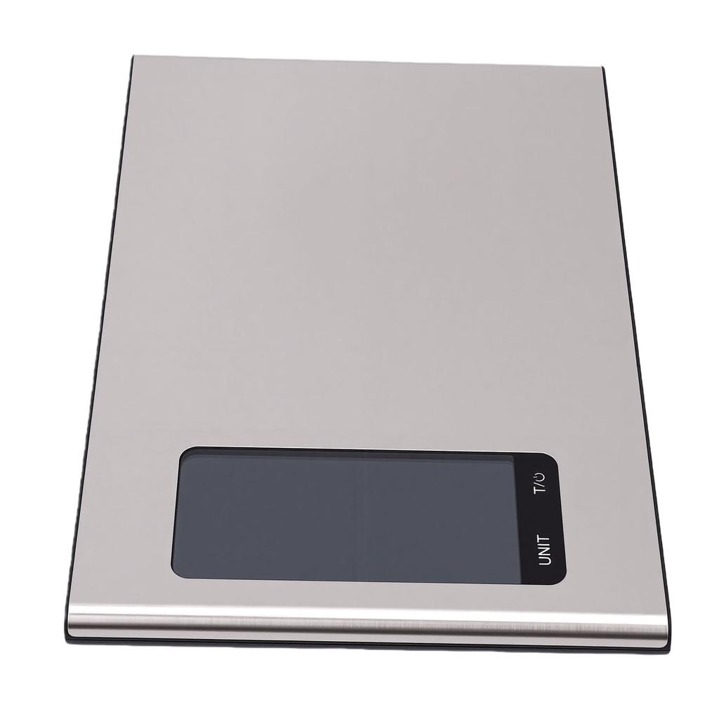 Balanza de Cocina Inteligente Digital de Acero Inoxidable para Pesar Alimentos con Pantalla HD para Planificación Positiva de la Dieta