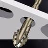 3PCS/set Eccentric Drill Bit Set Four-Edge Serrated Drill Bits High Hardness Bevel Tip Serrated Drill Bits for Brick Wood