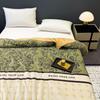 Soft Flannel Throw Blanket Lightweight Warm Bed Blanket For Bedroom Couch