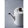 Nodahoro Enamel Kettle, 1.5L, Gas/IH Compatible, Made in Japan, White, PTR-1.5KW