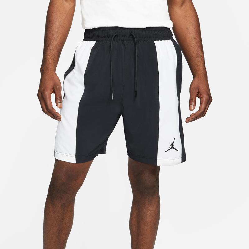 Jordan Dri-Fit Colorblock Drawstring Quick-Dry Straight-Leg Sports Shorts Men Bottoms Black CZ4774-010