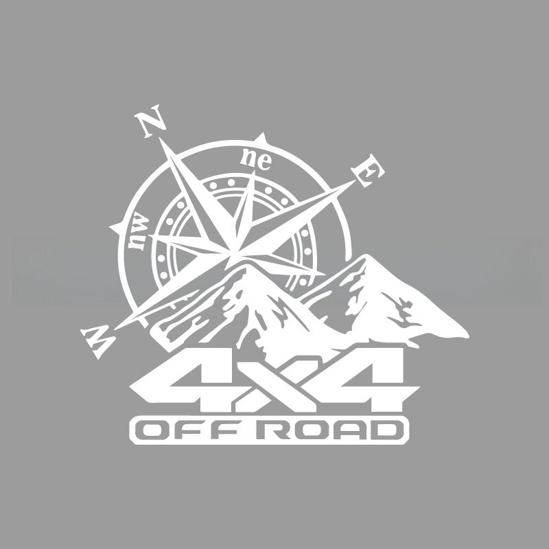 Boussole de montagne tout-terrain autocollants créatifs et amusants pour les fans et les amoureux de dessins animés, haute qualité pour voitures camions motos et ordinateurs portables