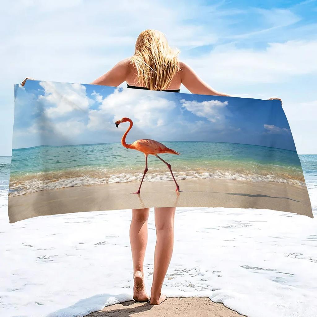 Microfiber Beach Towels Oversized Beach Blanket Towel Portable Ultra Soft Super Water Absorbent Beach Throw Towel for Adults