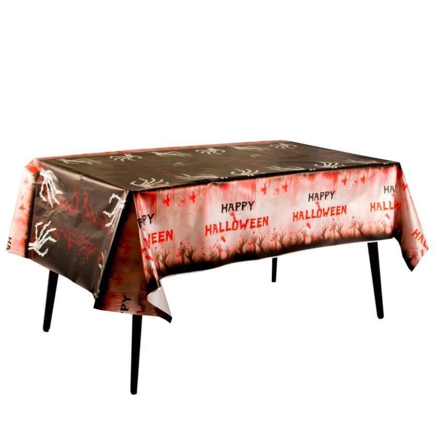 Halloween & Christmas Theme PEVA Tablecloth - Disposable Party Decor