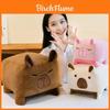 Soft Adorable Capybara Plush Toy In Brown Pink Beige Perfect For Cuddling