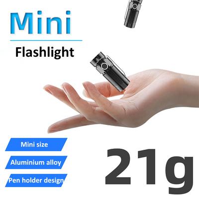UV/White Light LED Mini Flashlight Portable Small Pocket-sized Flashlights Super Bright XPG2 Torch Emergency Light with Pen Clip