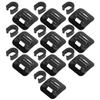 10Set Bike Cable Base Guide Bicycle Brake Cable Line Fixed Base with CClips Buckle