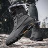 New Men's Snow Boots, Winter Cotton-lined Men's Boots, Casual Men's Shoes,Waterproof Ankle Boots,Outdoor Hiking Shoes,Snow Boots