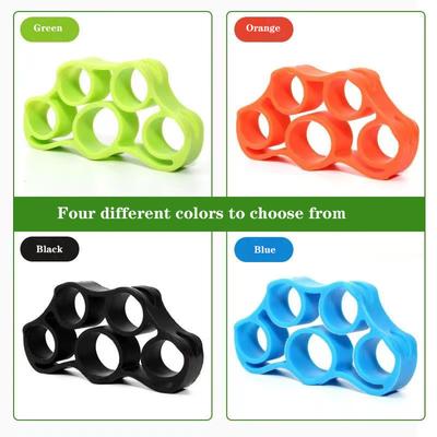 Silicone Gripper Finger Hand Grips Exercise Extender Rehabilitation Training Device Exercise Finger Enhancer Resistance Band