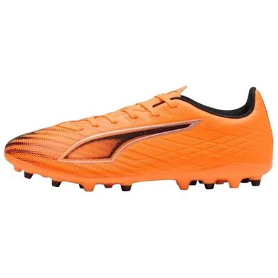 Ultra 6 Komfortabel Vielseitig Mg (Gummistollen) Synthetisches Leder Strapazierfähige Fußballschuhe Unisex Fußballschuhe Orange Schwarz 108539-03