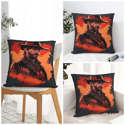 Arthur Morgan Kissenbezug Vintage Kissenhülle Für Sofa Heim Dekorative Kissenhülle Polyester Design Kissenbezüge Geschenk
