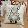 Festive Christmas and Winter-Themed Pillowcases: Gnomes, Trees, and Cozy Text Designs! New Year Home Decoration