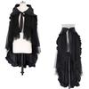 Plus Size Retro Gothic Crop Top Skirt For Women - Dance Skirt - Stylish Half Skirt