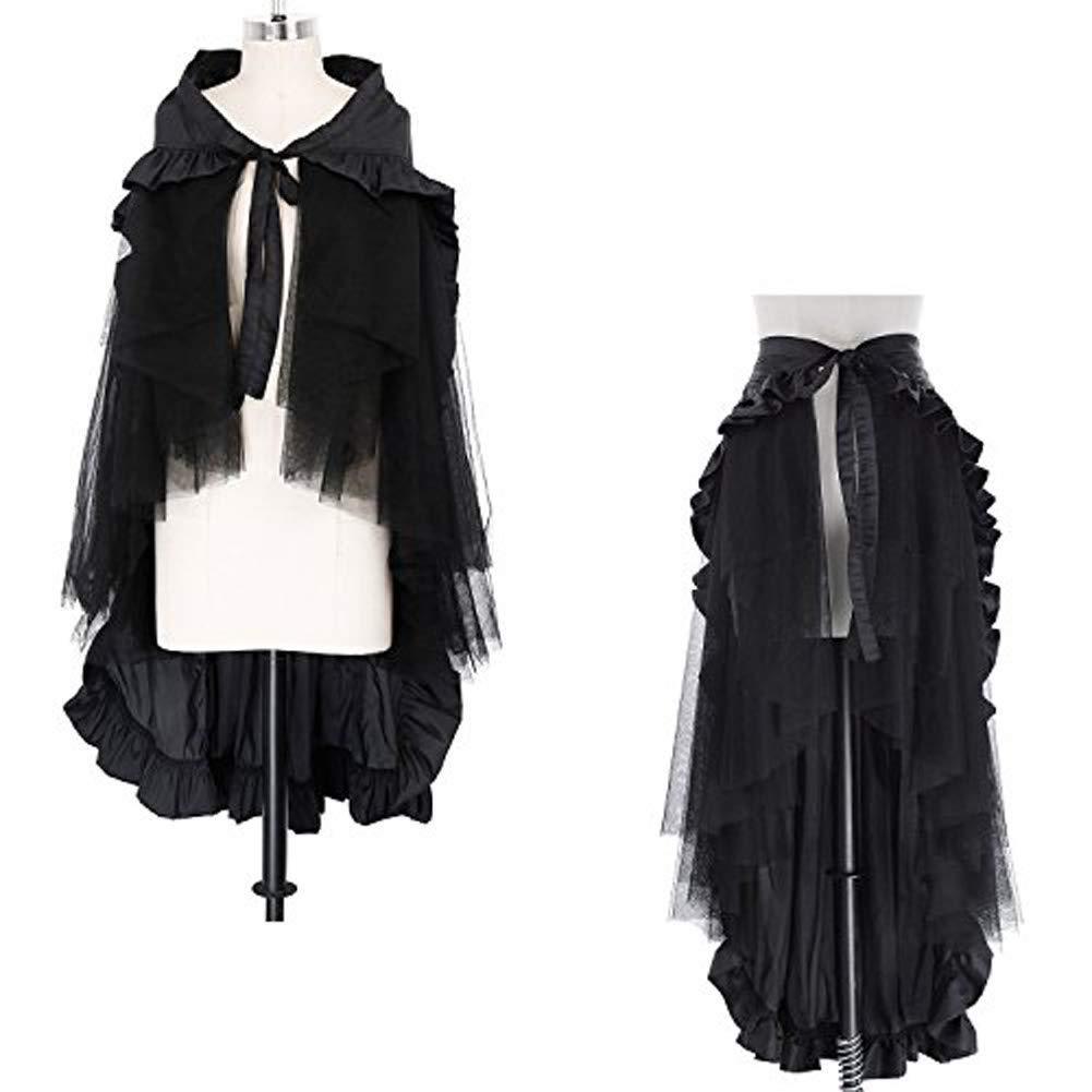 Plus Size Retro Gothic Crop Top Skirt For Women - Dance Skirt - Stylish Half Skirt