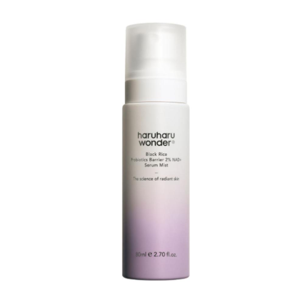 

HARUHARU WONDER Сыворотка-спрей для лица с черным рисом, пробиотиками и 2% NAD+ Barrier Mist 80 мл - Укрепление кожного барьера и антивозрастной уход