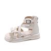 New Sandals Summer Fashion Soft Soled Girls' Shoe Anti Slip Comfort Simple Kid Shoe Temperament Retro Lightweight Roman Shoes