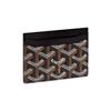 Saint-Sulpice Geometric Pattern Printed Color Block Canvas And Calfskin Card Holder Unisex Card Holder Color-1 Color-2 Color-3 STSULPPMLTY