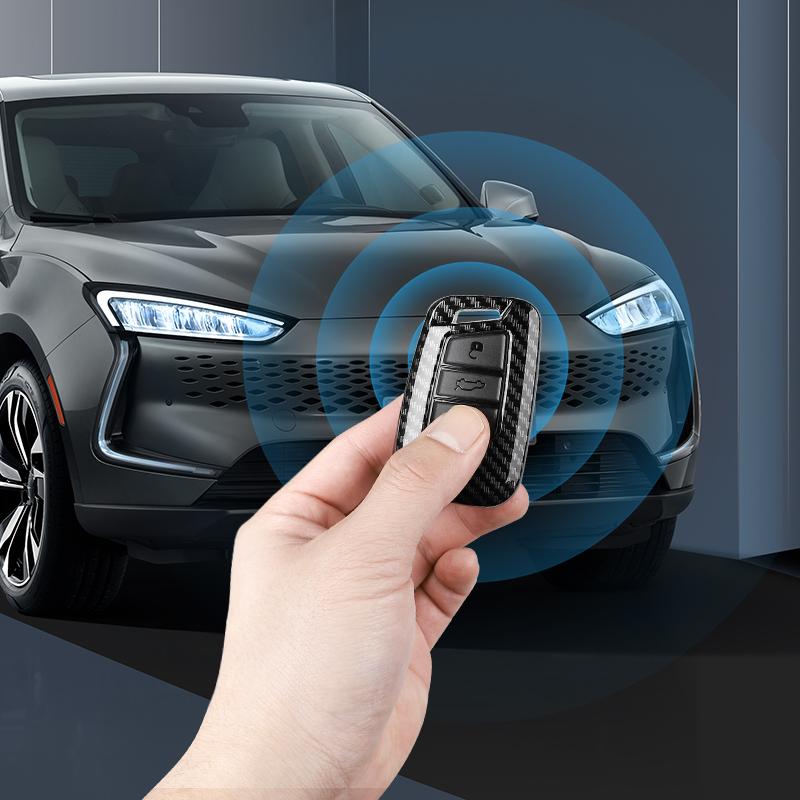 Abs Carbon Fiber Car Key Case Cover For Vw Volkseagen Passat B8 Magotan For Skoda Superb A7 Kodiaq Seat