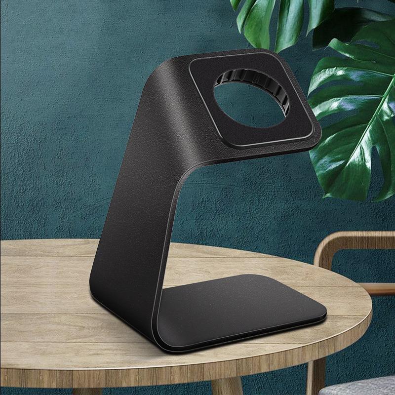 Metal Aluminum Charger Stand Holder for Apple Watch Bracket Charging Cradle Stand for Apple I Watch 1-8 SE Charger Dock Station