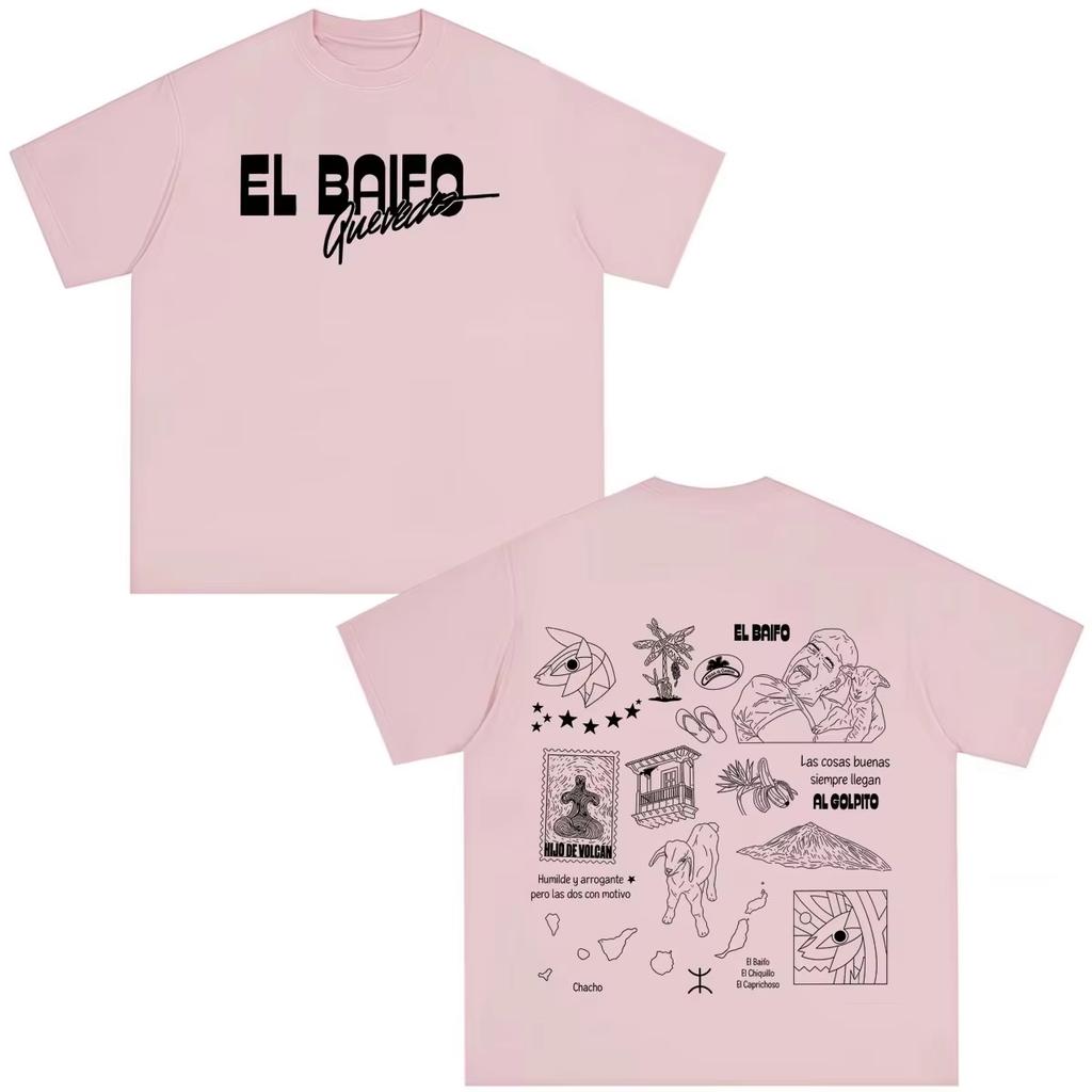 2026 New Quevedo El Baifo Album Tour Graphic‑Print Unisex Short‑Sleeve T‑Shirt, Summer Cotton Casual Gothic Street‑Wear Top Women And Men T-Shirt