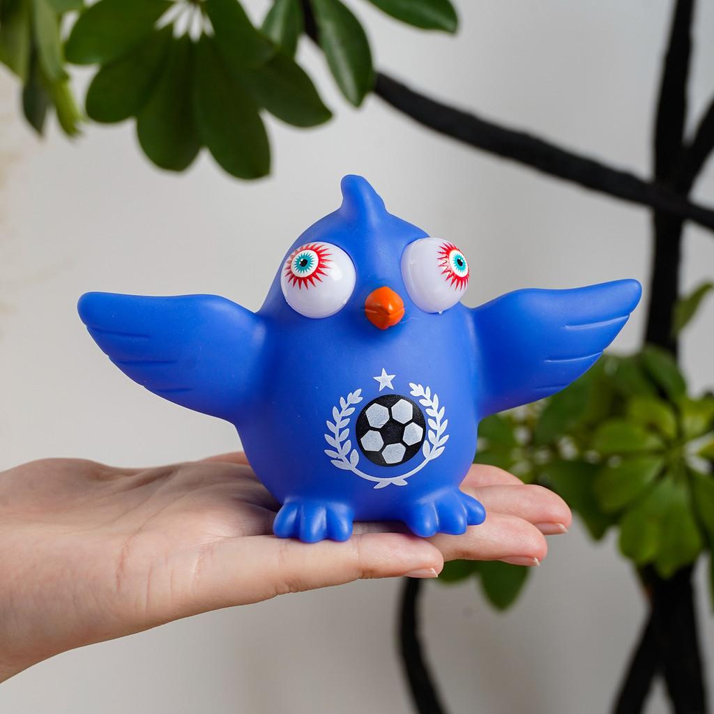 Blue Ergonomic Bird Animal Shaped Stress Relief Toy Made Tpr Relaxation Focus