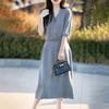 Spring & Autumn Wool Cardigan Set: Korean-Style Slimming Short Jacket with Knit Base Layer