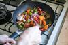 Thermos Frying Pan 28cm Plasma Super Hard Coat IH Compatible Black BK KFC-028